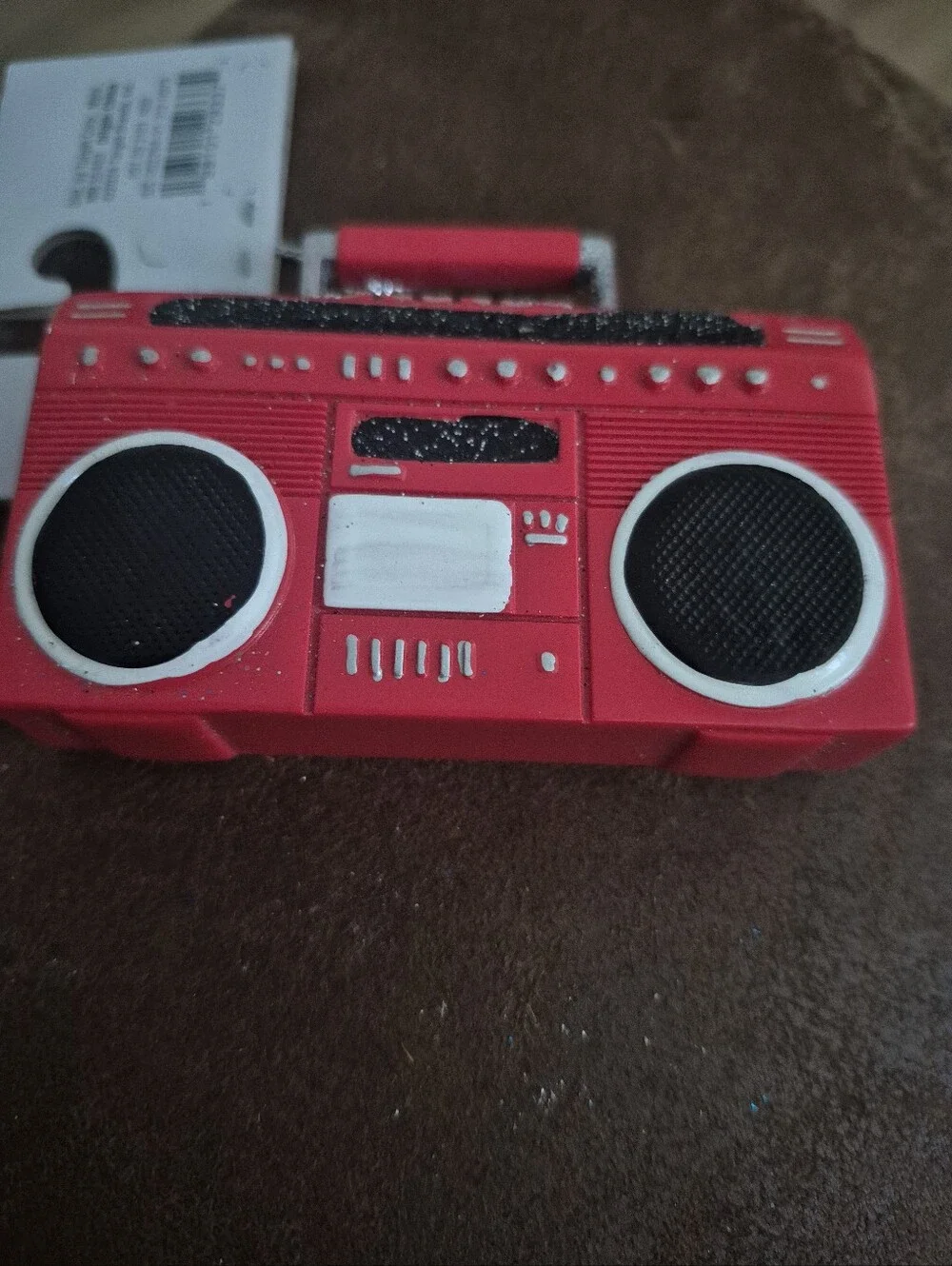 Wondershop Christmas ornament Boombox design